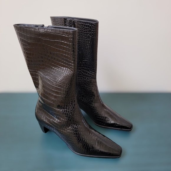 Naturalizer Shoes Naturalizer Womens Melanie Wide Calf Mid Shaft